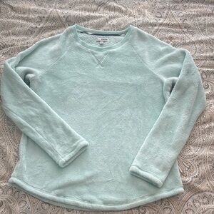 Sonoma Women's Light Green Crew Neck Sweater
